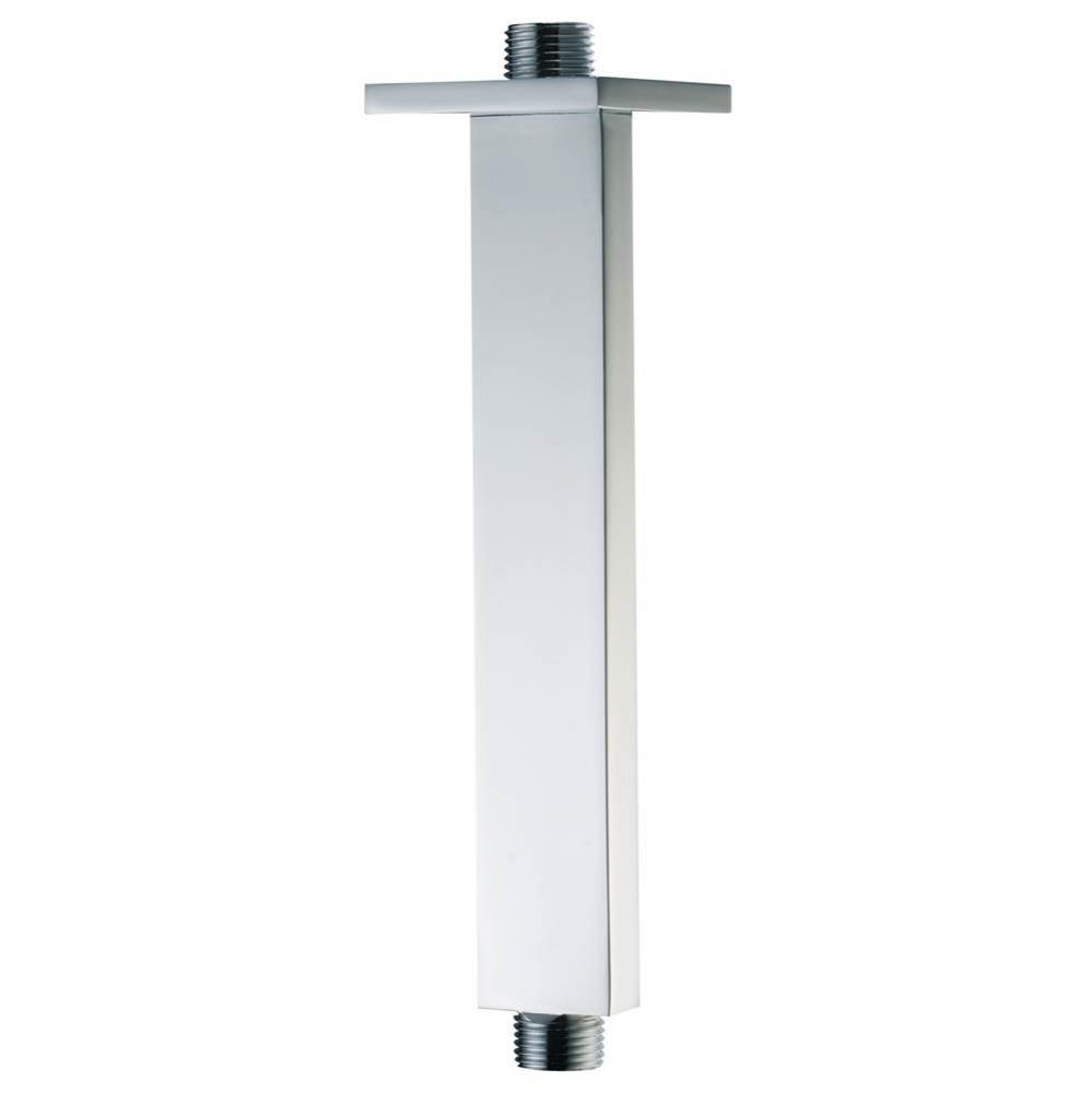 Polished Chrome 9'' Modern Square Ceiling Mounted Shower Arm