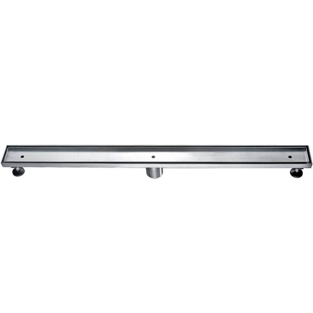 36'' Modern Stainless Steel Linear Shower Drain w/o Cover