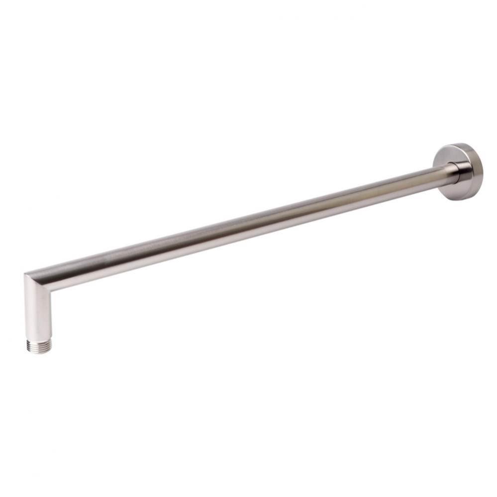 Brushed Nickel 20'' Round Wall Shower Arm
