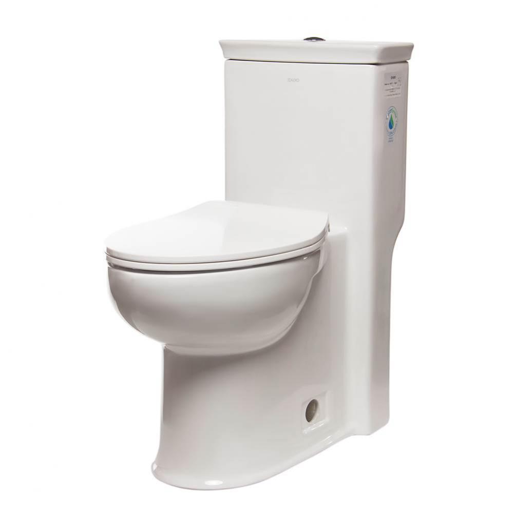 EAGO TB377 ADA Compliant One Piece Single Flush Toilet