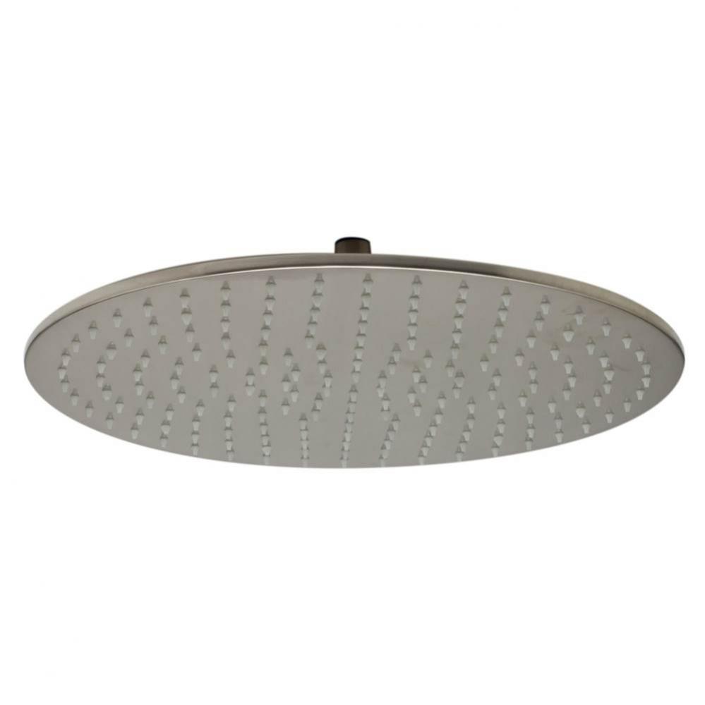Brushed Nickel 16'' Round Multi Color LED Rain Shower Head