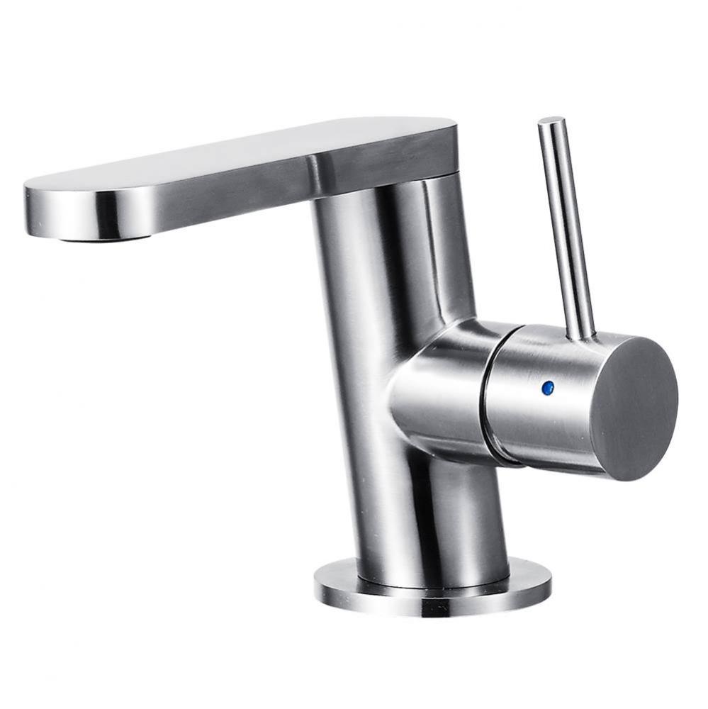 Ultra Modern Brushed Stainless Steel Bathroom Faucet