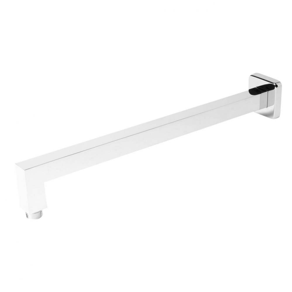 Polished Chrome 16'' Square Wall Shower Arm