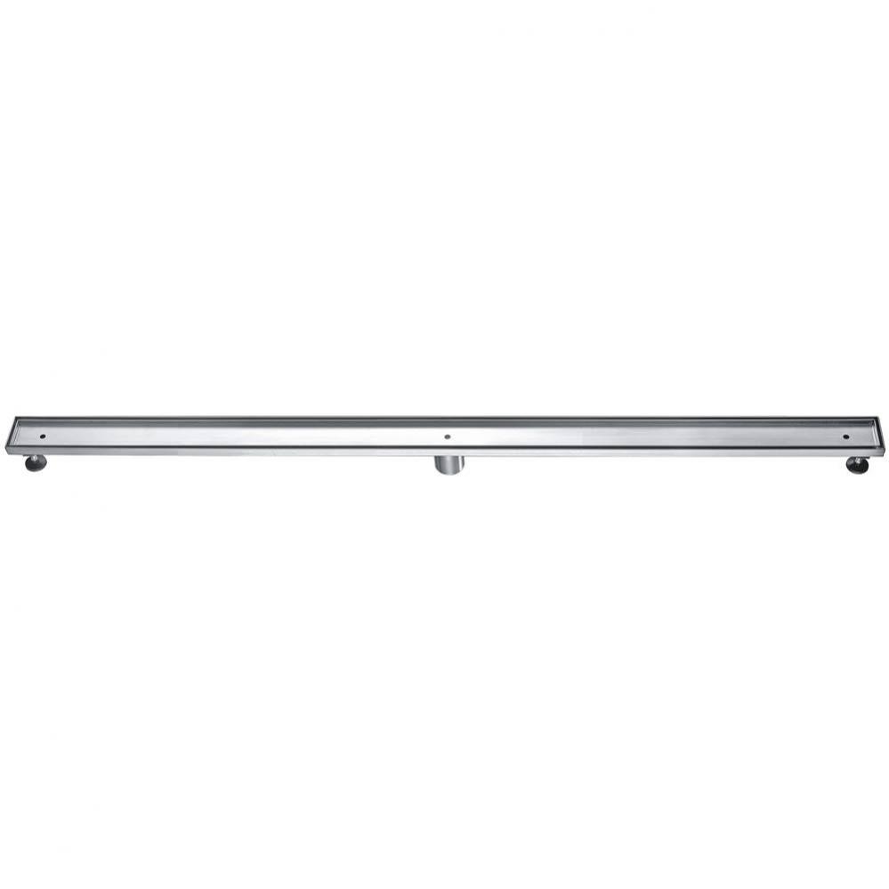 ALFI brand 59'' Stainless Steel Linear Shower Drain with No Cover