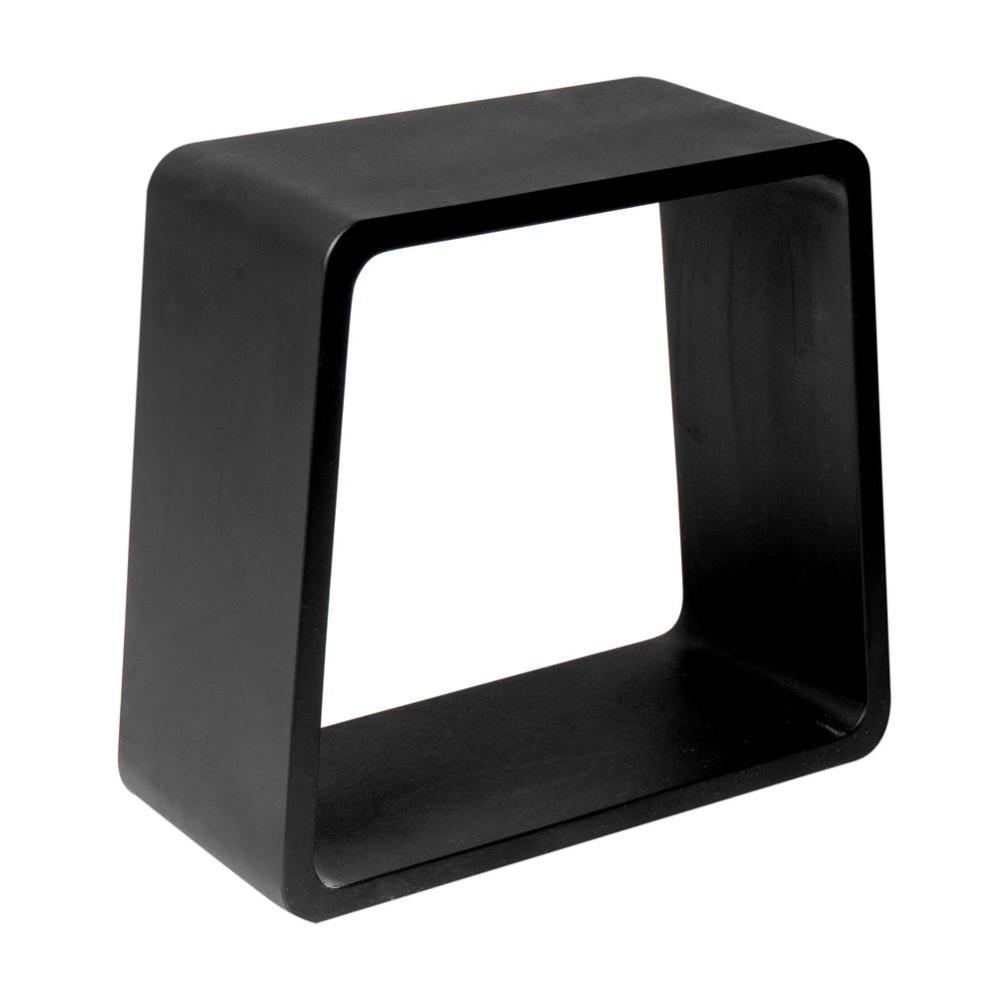 Black Matte Solid Surface Resin Bathroom / Shower Stool