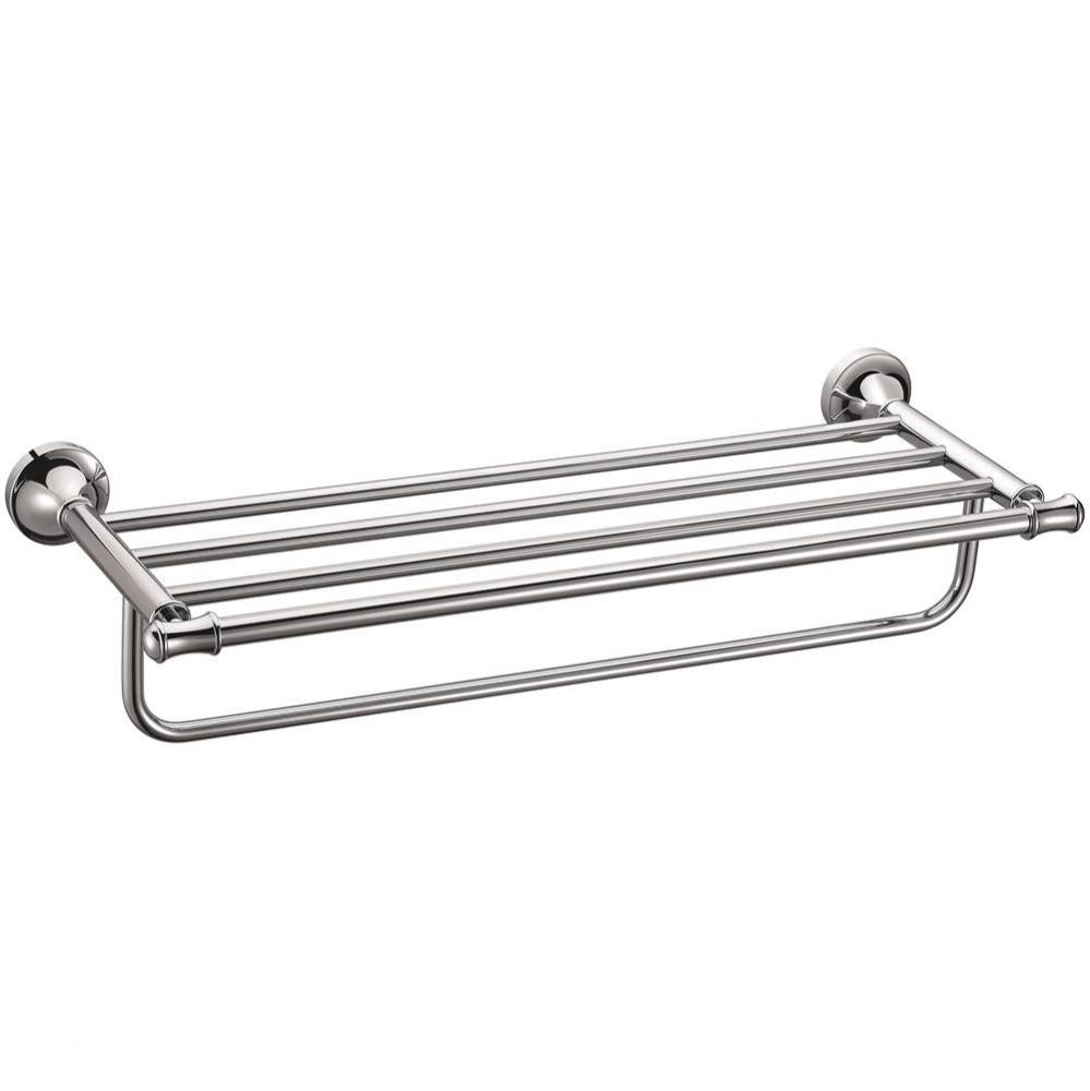 Polished Chrome 23 inch Towel Bar & Shelf Bathroom Accessory