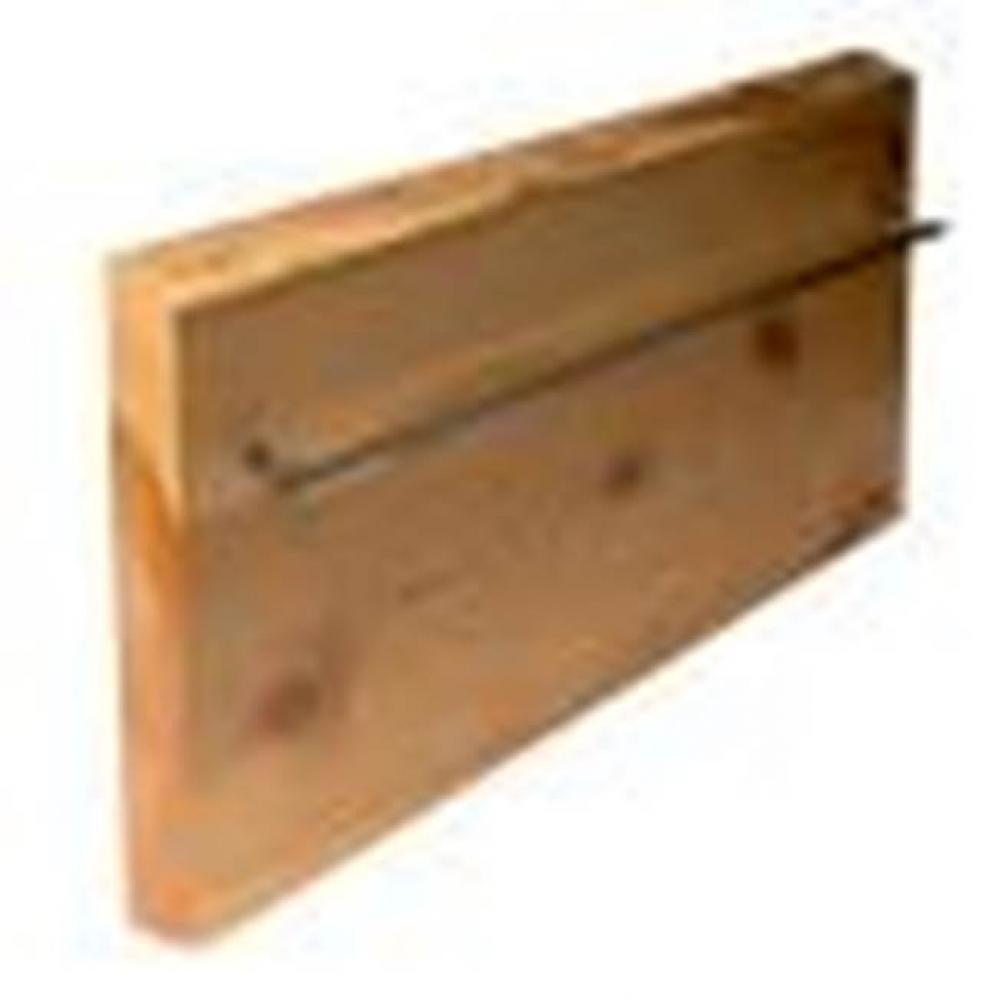 32''x16'' Live Edge Cedar Wood Towel Warmer