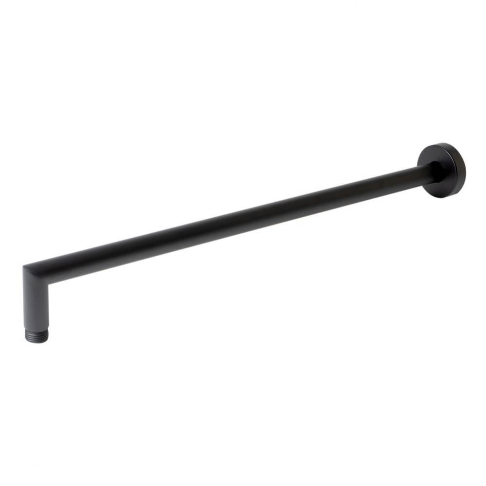 Black Matte 20'' Round Wall Shower Arm