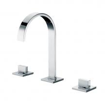 Alfi Trade AB1336-PC - Polished Chrome Gooseneck Widespread Bathroom Faucet