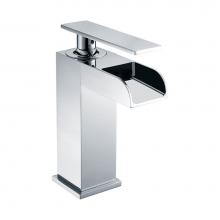 Alfi Trade AB1598-PC - Polished Chrome Single Hole Waterfall Bathroom Faucet