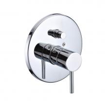 Alfi Trade AB1701-PC - Polished Chrome Pressure Balanced Round Shower Mixer with Diverter