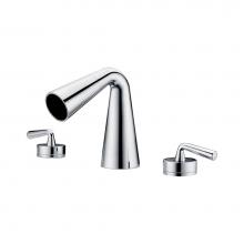 Alfi Trade AB1790-PC - Polished Chrome Widespread Cone Waterfall Bathroom Faucet