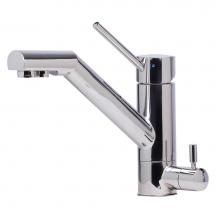 Alfi Trade AB2040-PSS - Solid Polished Stainless Steel Kitchen Faucet with Built in Water Dispenser