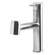 Alfi Trade AB2203-PSS - Polished Stainless Steel Kitchen Faucet /w Pull-Out Spray