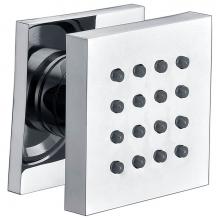 Alfi Trade AB4501-PC - Polished Chrome Modern Square Adjustable Shower Body Spray