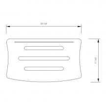 Alfi Trade AB5512 - Wooden Over The Tub Portable Caddy Tray Bathroom Accessory