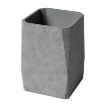 Alfi Trade ABCO1045 - 12'' x 8'' Concrete Gray Matte Waste Bin for Bathrooms