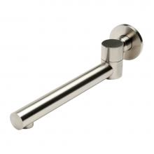 Alfi Trade AB6601-BN - Brushed Nickel Round Foldable Tub Spout