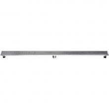 Alfi Trade ABLD59D - ALFI brand 59'' Stainless Steel Linear Shower Drain with Groove Lines