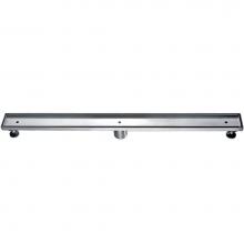 Alfi Trade ABLD36A - 36'' Modern Stainless Steel Linear Shower Drain w/o Cover