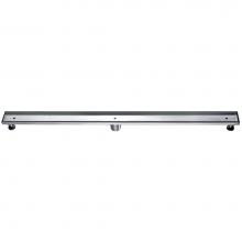 Alfi Trade ABLD47A - ALFI brand 47'' Stainless Steel Linear Shower Drain with No Cover
