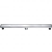 Alfi Trade ABLD36B-BSS - 36'' Modern Brushed Stainless Steel Linear Shower Drain with Solid Cover