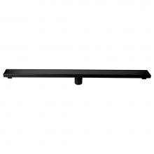 Alfi Trade ABLD36B-BM - ALFI brand 36'' Black Matte Stainless Steel Linear Shower Drain with Solid Cover