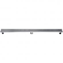 Alfi Trade ABLD47D - ALFI brand 47'' Stainless Steel Linear Shower Drain with Groove Lines