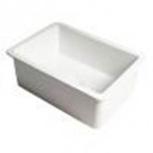 Alfi Trade ABF2718UD-W - White 27'' x 18'' Fireclay Undermount / Drop In Firelcay Kitchen Sink