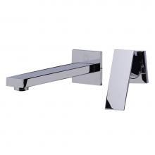 Alfi Trade AB1468-PC - Polished Chrome Single Lever Wallmount Bathroom Faucet