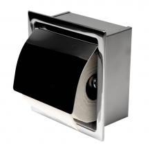 Alfi Trade ABTP77-PSS - ALFI brand ABTP77-PSS Polished Stainless Steel Recessed Toilet Paper Holder with Cover