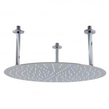 Alfi Trade RAIN20R-PSS - 20'' Round Polished Solid Stainless Steel Ultra Thin Rain Shower Head