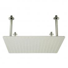 Alfi Trade RAIN20S-BSS - 20'' Square Brushed Solid Stainless Steel Ultra Thin Rain Shower Head