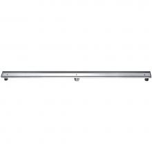 Alfi Trade ABLD59A - ALFI brand 59'' Stainless Steel Linear Shower Drain with No Cover