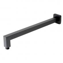 Alfi Trade ABSA16S-BM - Black Matte 16'' Square Wall Shower Arm