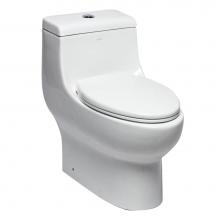 Alfi Trade TB358 - EAGO TB358 Dual Flush One Piece Elongated Ceramic Toilet