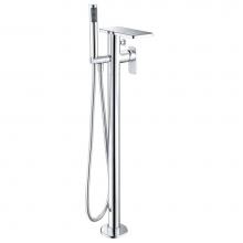 Alfi Trade AB2875-PC - Polished Chrome Free Standing Floor Mounted Bath Tub Filler