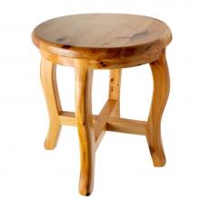 Alfi Trade AB4406 - 11'' Cedar Wood Round Stool Multi-Purpose Accessory