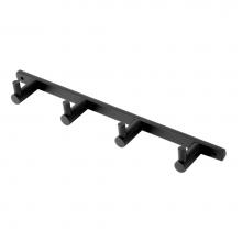 Alfi Trade AB9528-BM - Black Matte Wall Mounted 4 Prong Robe / Towel Hook