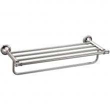 Alfi Trade AB9583 - Polished Chrome 23 inch Towel Bar & Shelf Bathroom Accessory