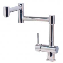 Alfi Trade AB2038-PSS - Solid Polished Stainless Steel Retractable Single Hole Kitchen Faucet