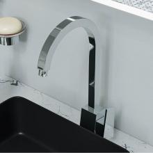 Alfi Trade AB3470-PC - Polished Chrome Gooseneck Single Hole Bathroom Faucet