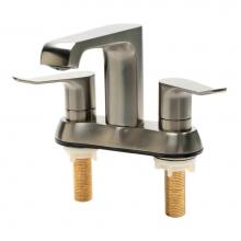 Alfi Trade AB1493-BN - Brushed Nickel Two-Handle 4'' Centerset Bathroom Faucet