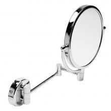 Alfi Trade ABM8WR-PC - 8'' Round Wall Mounted 5x Magnify Cosmetic Mirror