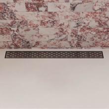 Alfi Trade ABLD32C-BSS - 32' Modern Stainless Steel Linear Shower Drain with Groove Holes