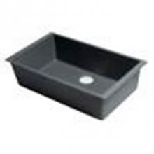 Alfi Trade AB3020UM-T - Titanium 30'' Undermount Single Bowl Granite Composite Kitchen Sink