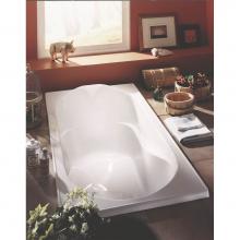 Alcove A17.16912.0000.11 - Hibiscus Bathtub 32x60, Biscuit With Option(s)