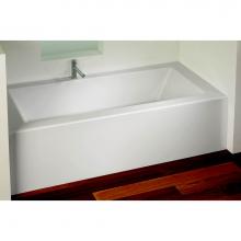 Alcove A10.10115.5000.10 - Flory De Colt Bathtub 31x60, With Tiling Flange And Skirt, Right Drain, White