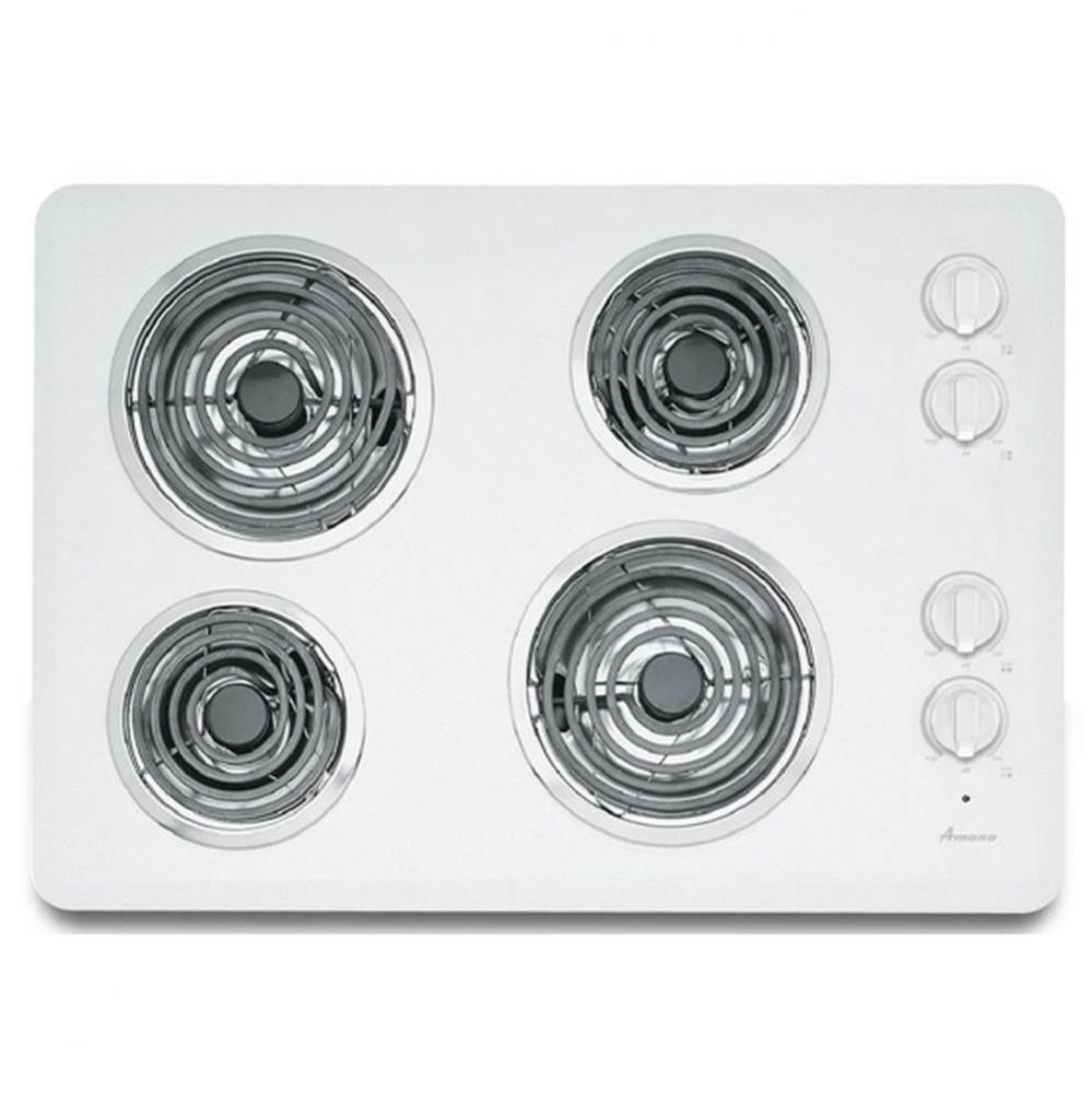 30 inch Amana Electric Cooktop with 4 Elements