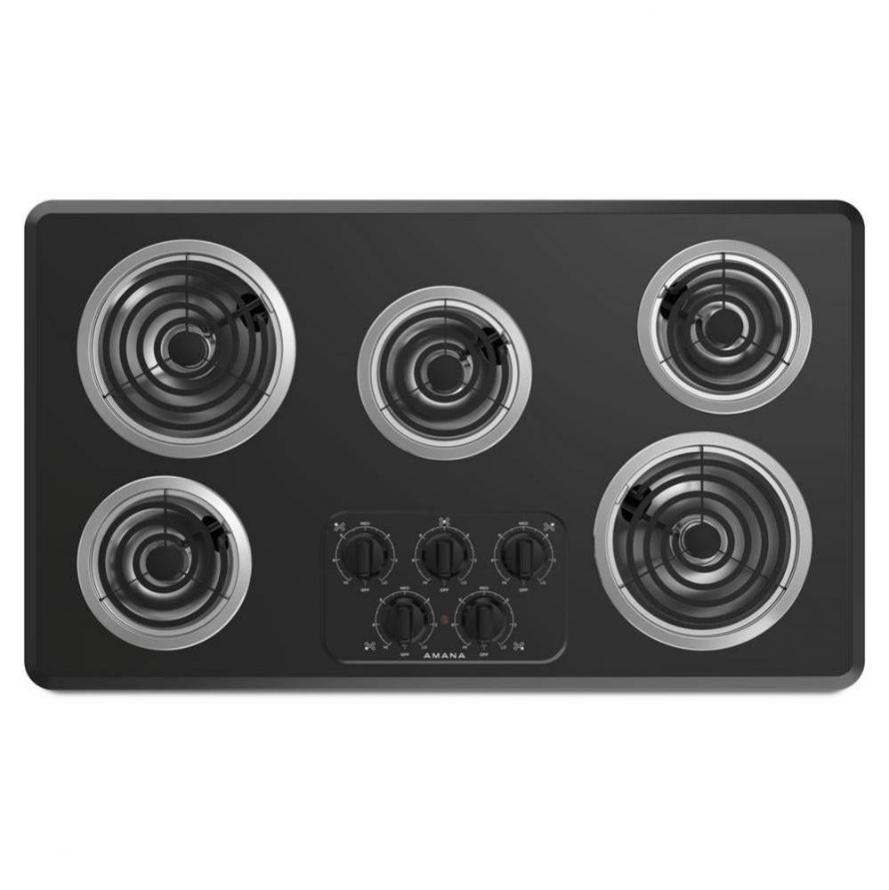 36-inch Amana Electric Cooktop with 5 Elements